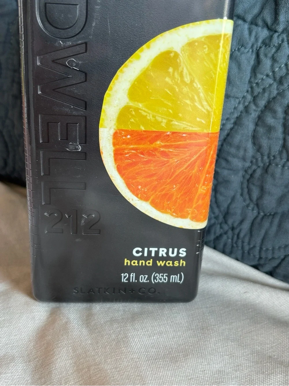 Slatkin + Co DWELL 212 Citrus Hand Wash 12 oz Vegan Cruelty Free NEW
